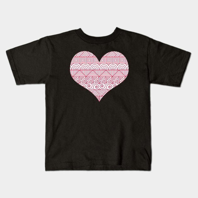 Heart Kids T-Shirt by molshevska